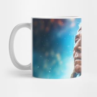 Native Indian Warrior Spirit Fantastic Cosmic Magical Mug